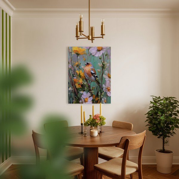 Trükitud pilt raamiga 60x80 cm Fringilla - Styler-image-2