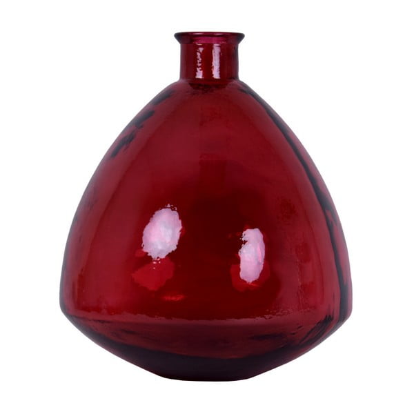 Červená váza Ego Dekor Adobe, 44 cm