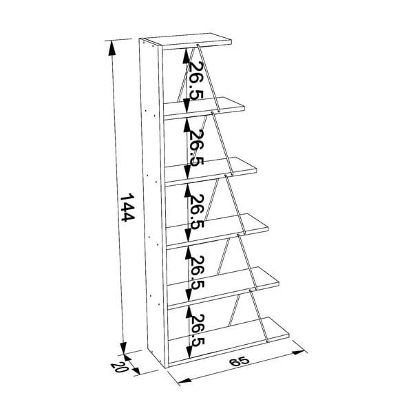 Rafevi Tars Mini pähklipuust raamaturiiul - Unknown-image-4