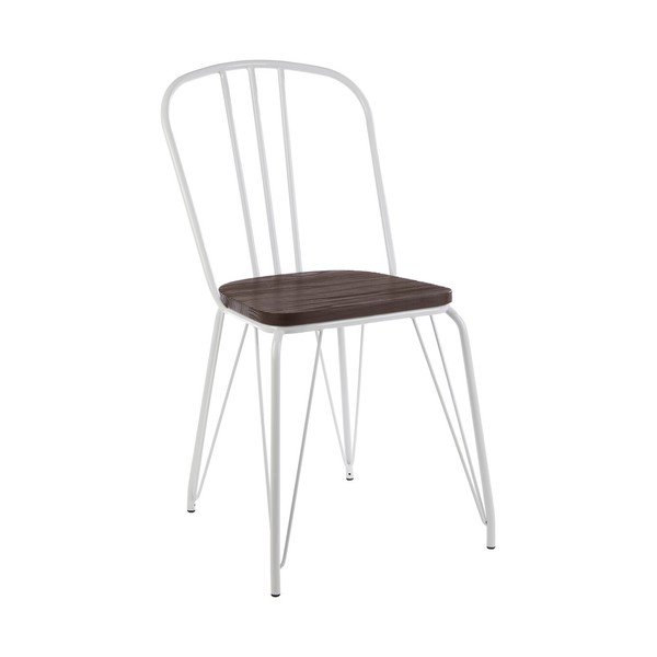 Valge/naturaalse jalakapuidust söögitool District - Premier Housewares