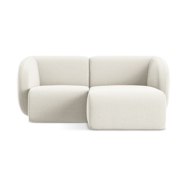 Beež sametist nurgadiivan (parem nurk/diivanvoodiga) Lani - Makamii