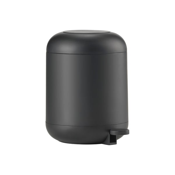 Must plastikust pedaaliga prügikast 4 l Sensu - Zone