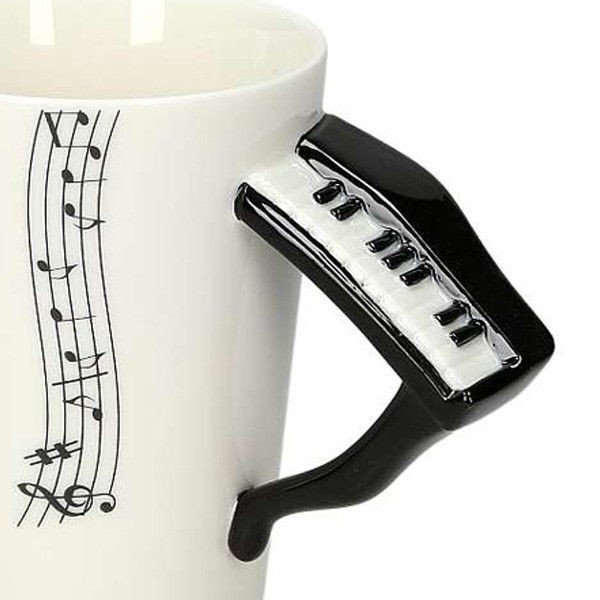 Porcelánový hrnek Gift Republic Piano, 250 ml-image-1