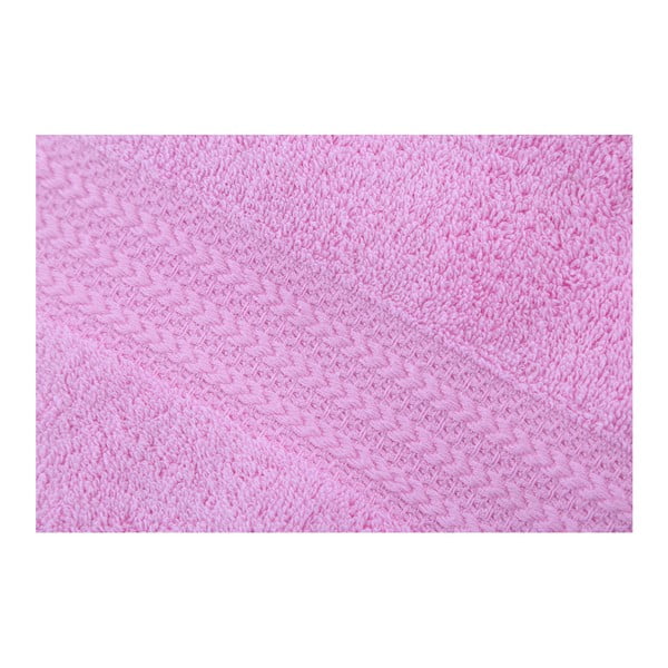 Roosa puhtast puuvillast rätik , 70 x 140 cm - Foutastic-image-2