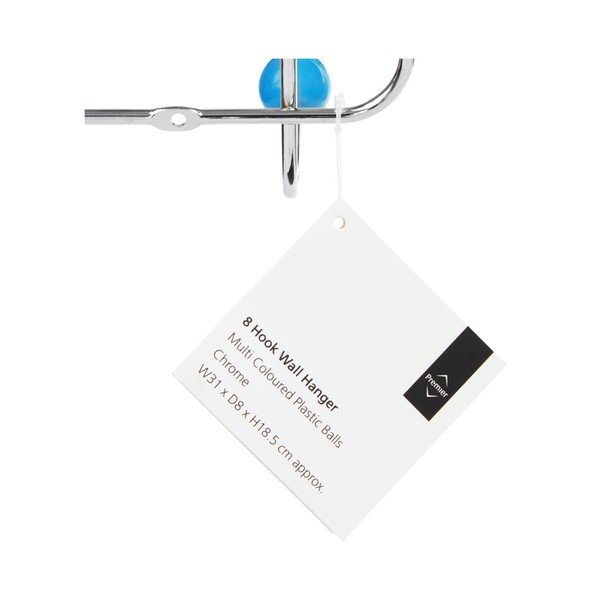 Nástěnný věšák s 8 háčky Premier Housewares Colorist-image-1