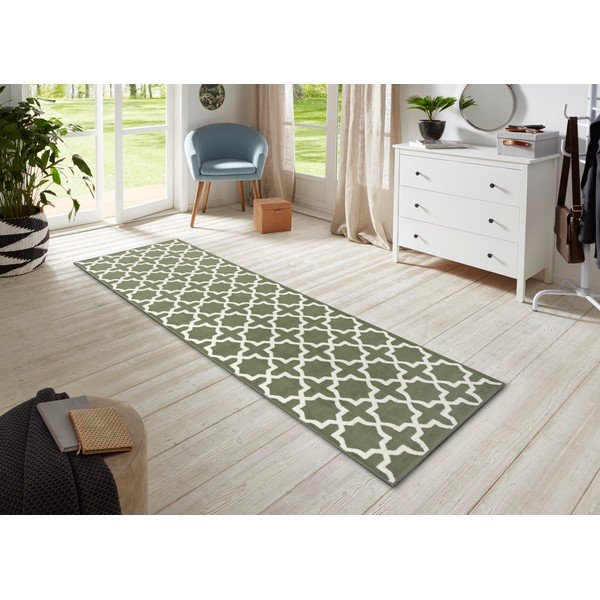 Roheline vaibajooksja 200x80 cm Glam - Hanse Home-image-1