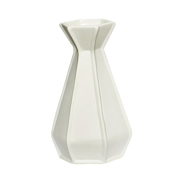 Bílá porcelánová váza Hübsch Knut