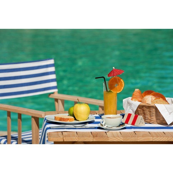 Skládací židle Director, modrá-image-2