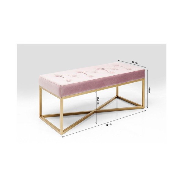 Heleroosa sametpink Crossover - Kare Design-image-1