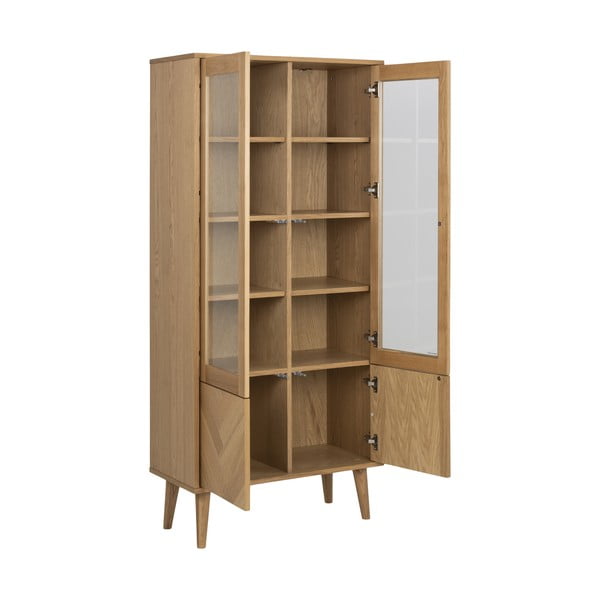 Vitriinkapp tammdekooriga 80x178 cm Nagano - Actona-image-3