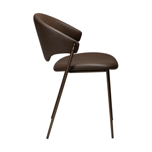 Tumepruun kunstnahast söögitool Zone – DAN-FORM Denmark-image-2