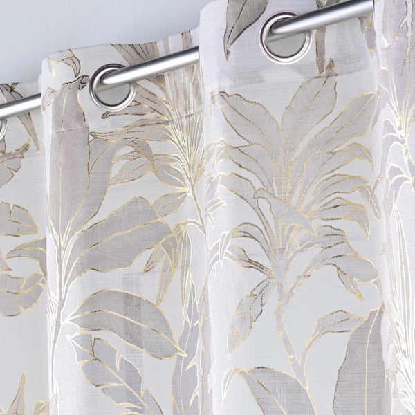 Beež-kuldne kardin 135x240 cm Vayana - douceur d'intérieur-image-2