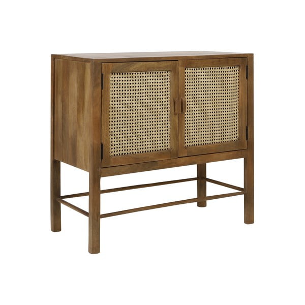 Pruunist mangopuust kapp 88x84 cm Nipas - Light & Living-image-2
