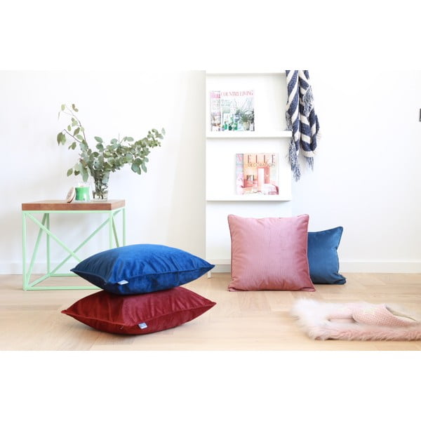 Sinine sametkate, 50 x 50 cm, teksad, 50 x 50 cm - WeLoveBeds-image-1