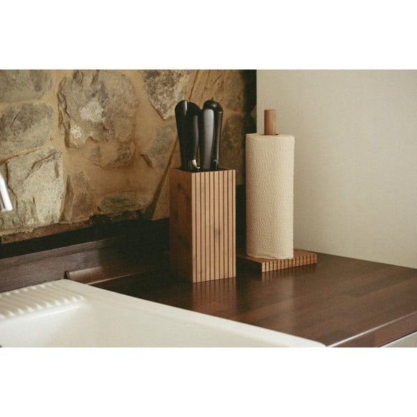 Puiduvärvi bambus majapidamispaberi stend Mera – Wenko-image-2