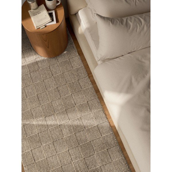 Beež käsitsi kootud villane vaip 80x200 cm Scala - Villeroy&Boch-image-3