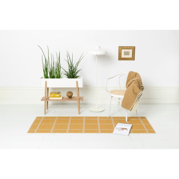 Ookerkollane sise/välisvaip 70x150 cm Ada Ochre – Pappelina-image-1