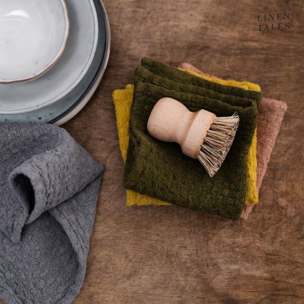 Linased rätikud 2 tk 26x26 cm komplektis - Linen Tales-image-1