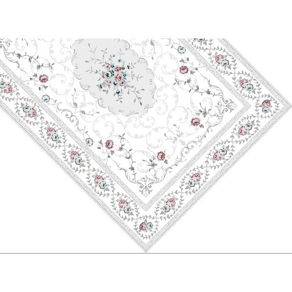 Valge ja hall vaip Flora, 120 x 180 cm Kirmizi - Vitaus-image-1