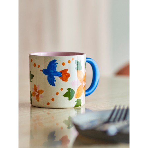 Mustad/beežid keraamilised kruusid komplektis (2 tk), 300 ml Maricala - Bloomingville-image-3