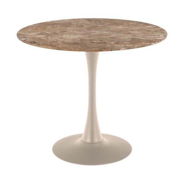 Ümmargune söögilaud keraamilise pealispinnaga ø 90 cm Malta - Actona