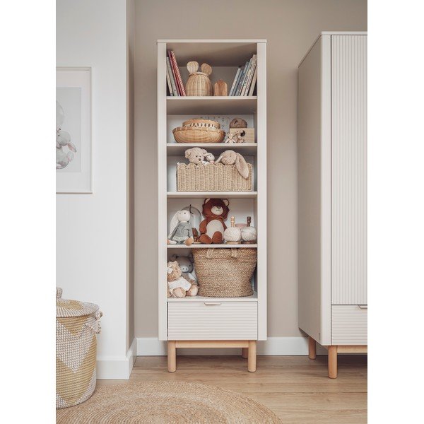 Beež laste raamaturiiul 65x42 cm Miloo - Pinio-image-1