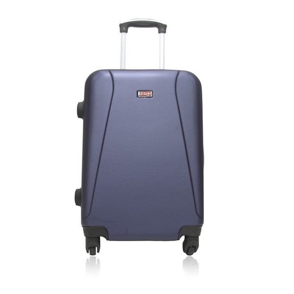 Modrý cestovní kufr na kolečkách Hero Lanzarote, 91 l