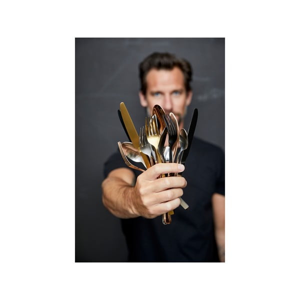 Matt terasest söögiriistad, 16 tk komplektis - Bitz-image-3