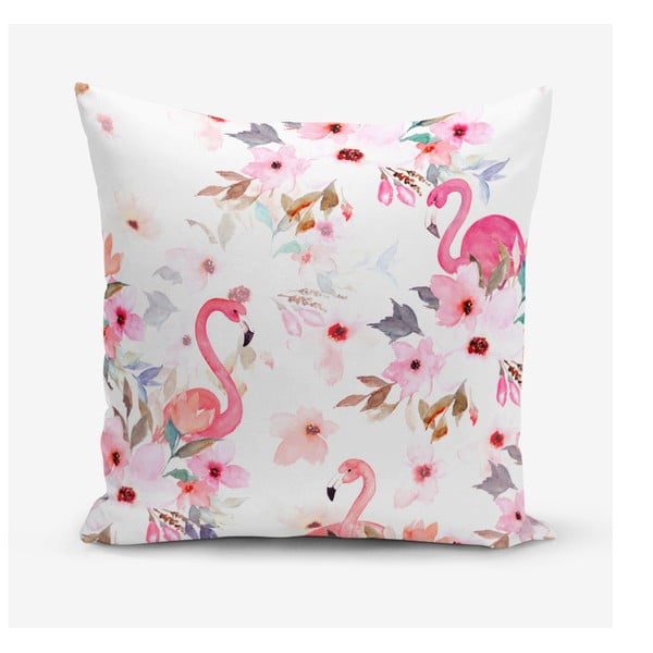 Puuvillasegust padjapüür Flamingo Party, 45 x 45 cm - Minimalist Cushion Covers