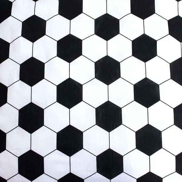 Roheline puuvillane laste voodipesu 140x200 cm Football - Jerry Fabrics-image-4