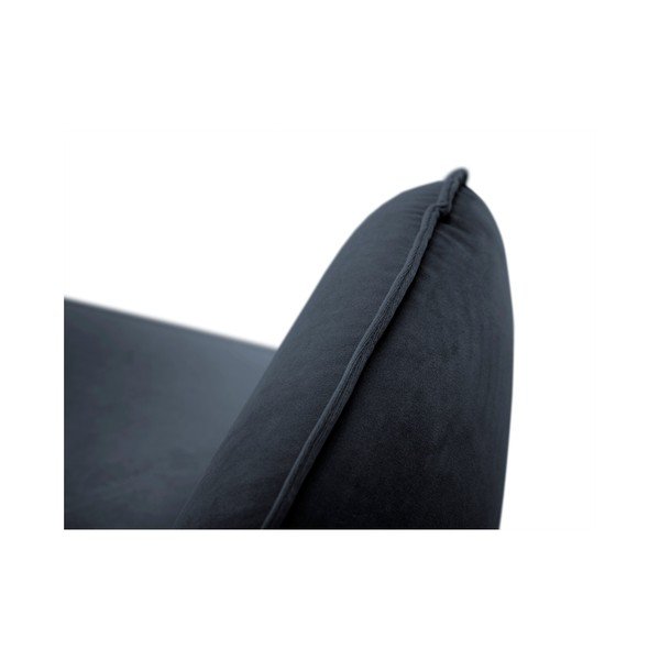 Tumesinine sametist diivan 230 cm Vienna – Cosmopolitan Design-image-4
