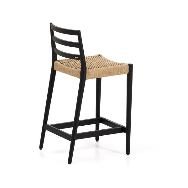 Must tammepuidust baaritool (istme kõrgus 65 cm) Analy - Kave Home-image-3