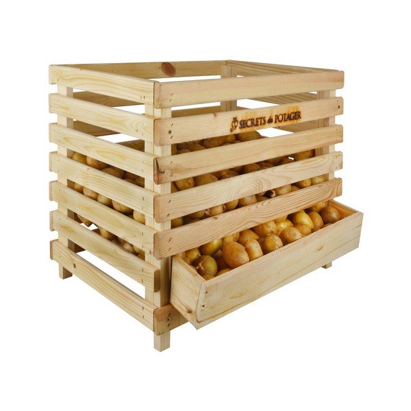 Dřevěná bedýnka na brambory Esschert Design Rustic-image-1