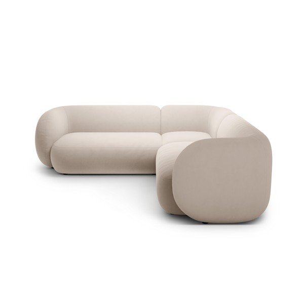 Beež sametist nurgadiivan Kate - Micadoni-image-2