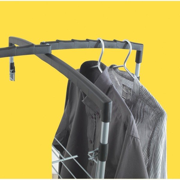 Šedo-černý sušák na oblečení Metaltex Duro-image-1