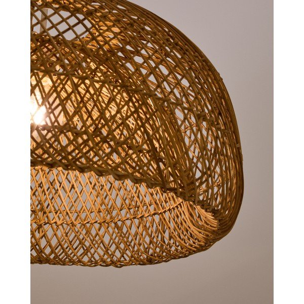 Rotangist lambivarju naturaalses värvitoonis ø 60 cm Isora - Kave Home-image-3