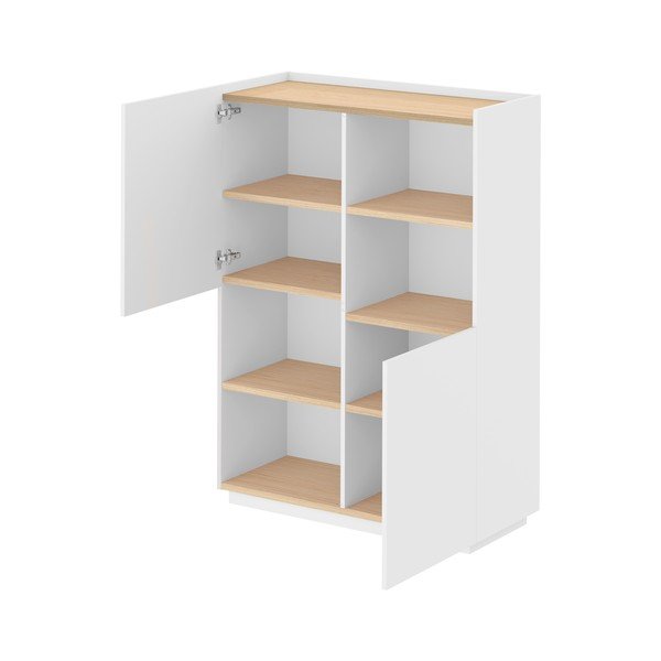 Valge raamaturiiul 100x147 cm Nina - TemaHome-image-3