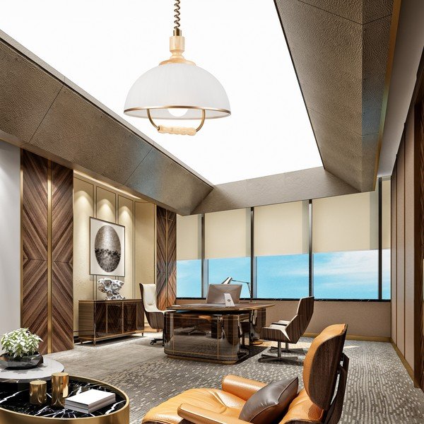 Pronksivärvi rippvalgusti klaasist varjuga ø 30 cm Ramona - LAMKUR-image-1