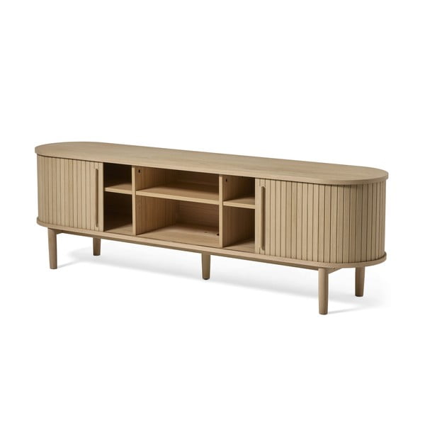 Tammespoonist TV-alus 180x56x40 cm Meta - Unique Furniture-image-2