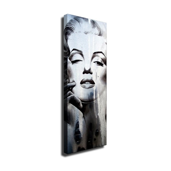 Seinamaal lõuendil Marilyn, 30 x 80 cm - Wallity