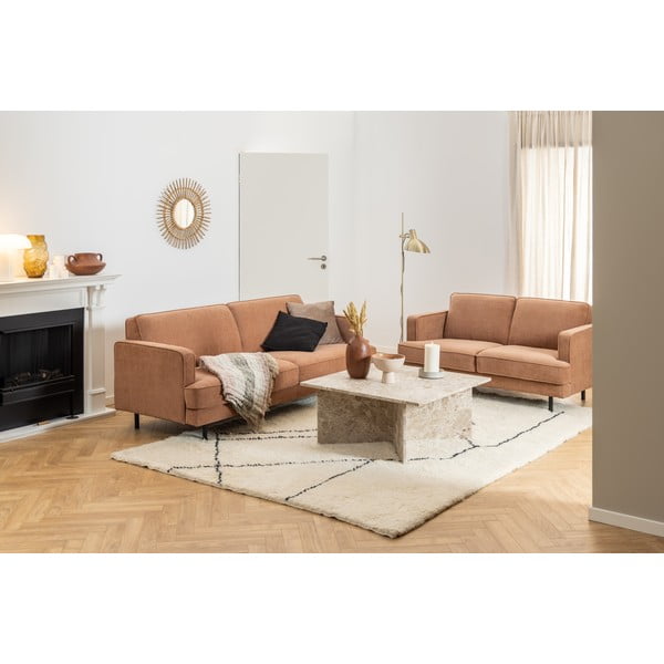 Beež marmorist diivanilaud 90x90 cm Vega - Actona-image-2