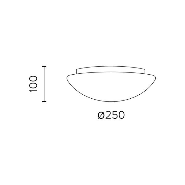 Valge laevalgusti ø 25 cm klaasist lambivarjundiga Mato - Sotto Luce-image-2
