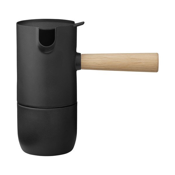 Must mokapott roostevabast terasest 250 ml Collar - Stelton