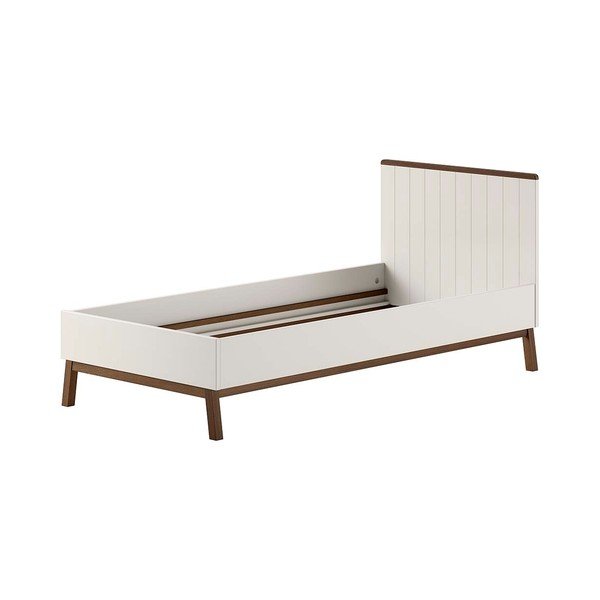 Beež männipuidust lastevoodi ilma voodipõhjata 90x200 cm Sezane - Vipack