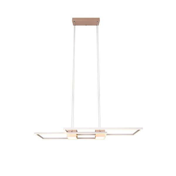 Valge-pronksivärvi LED dimmerdatav rippvalgusti koos puldiga Albany - Trio-image-2