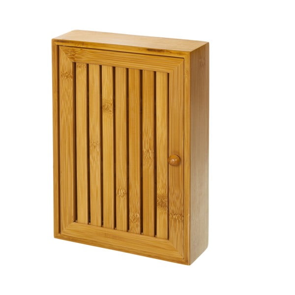 Nástěnný box z bambusu na klíče Unimasa , 19 x 27 cm
