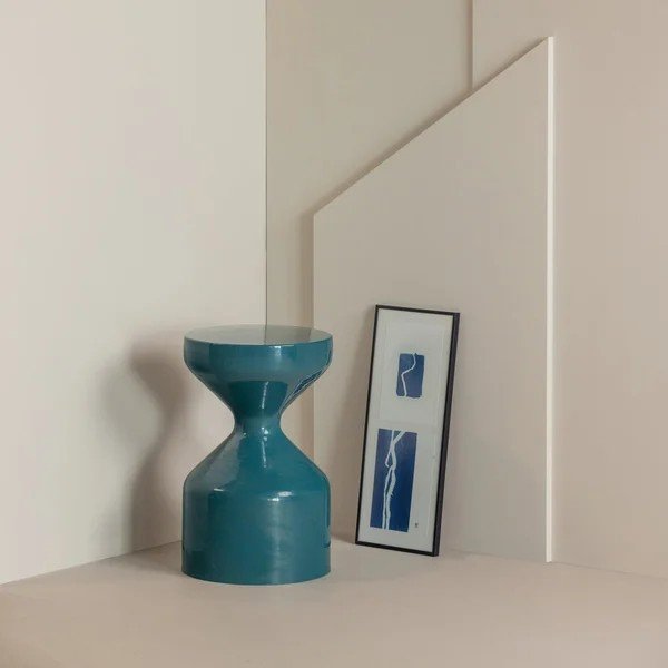 Metallist ümmargune abilaud ø 30 cm Floyd - WOOOD-image-1