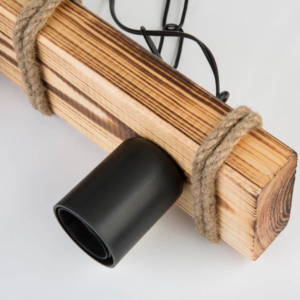 Musta-loomulikku värvi laevalgusti 10,5x48,5 cm - Squid Lighting-image-1