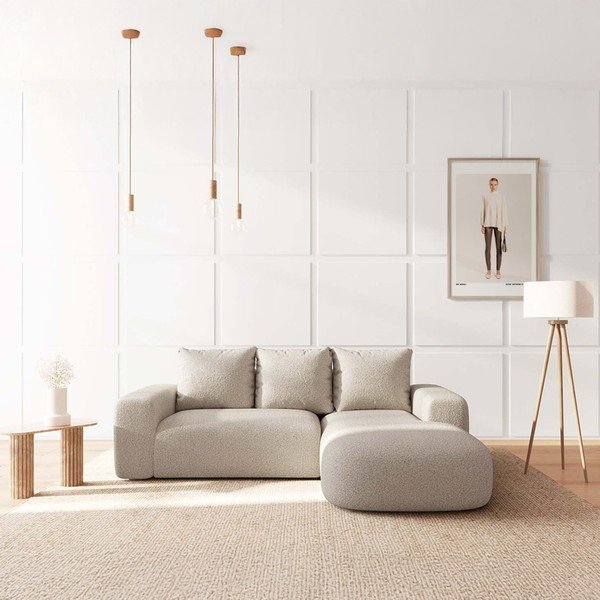 Beež bukleekangast nurgadiivan (parem nurk) Monce - Rodier-image-1