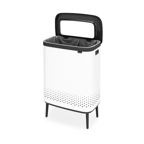 Valge metallist pesukorv 90 l Bo Hi - Brabantia